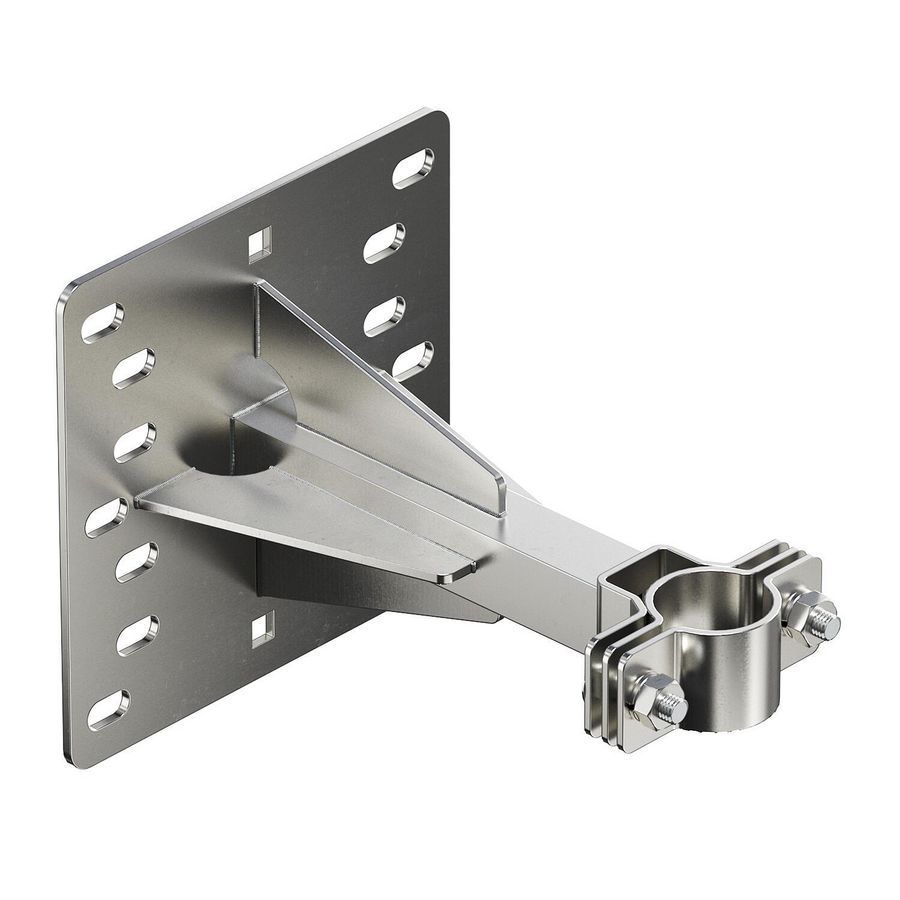 Bevestiging isFang voor wandmontage 200x200mm rvs A2 1 VVE=2
