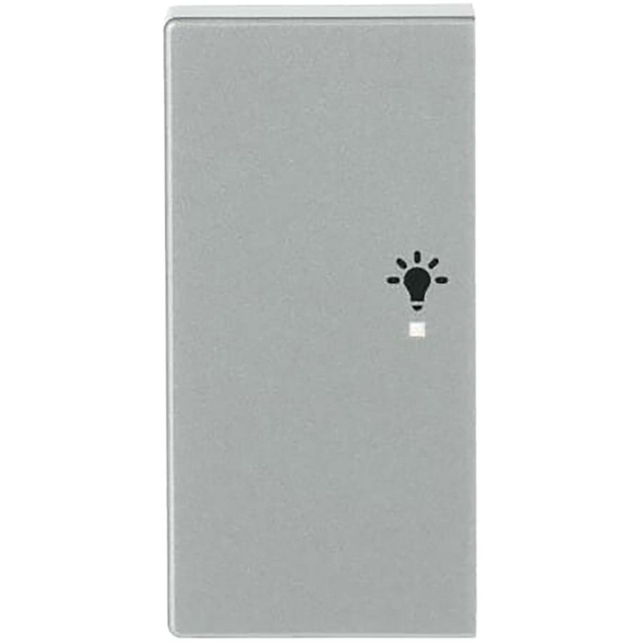 Free@Home bedieningswip links 2-voudig licht f-alu (6231-21-83)