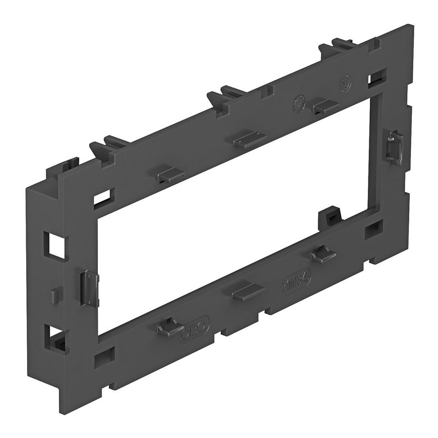 Montagedrager Module 45 opening 15x76x160 lichtgrijs VVE=5