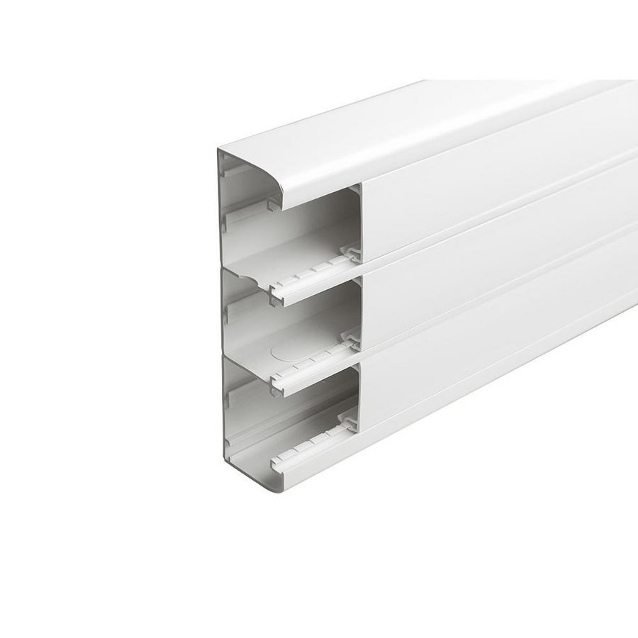 Lengte a 2m. Wandgoot 50x180 3 compartimenten snap-on DLP