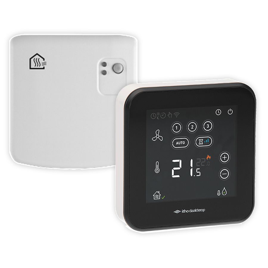 Set Draadloze Schakelmodule BDR91-T & Thermostaat tbv HP-S