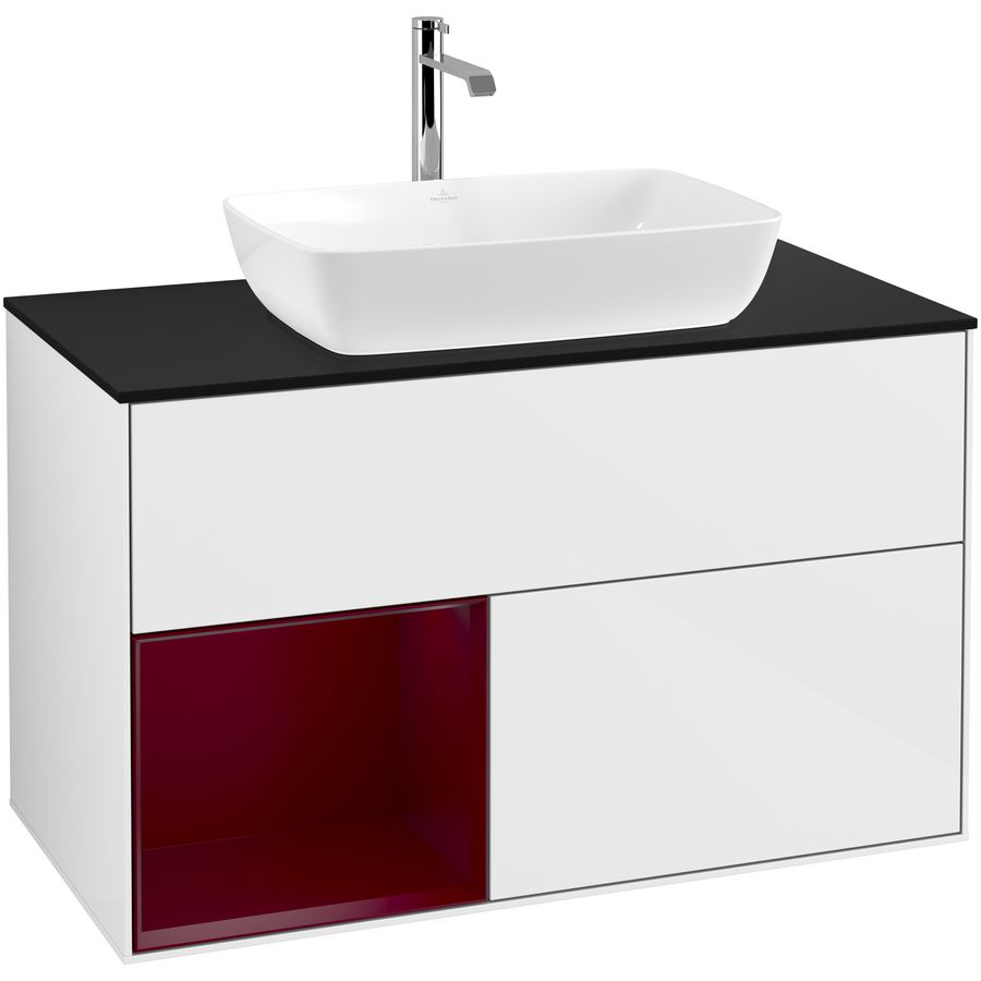 Wastafelonderkast Finion 1000x603x501mm G.White.L G772HBGF