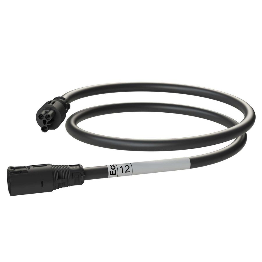 Koppelsnoer AW 12m 3G2,5 zwart Eca VVE=5