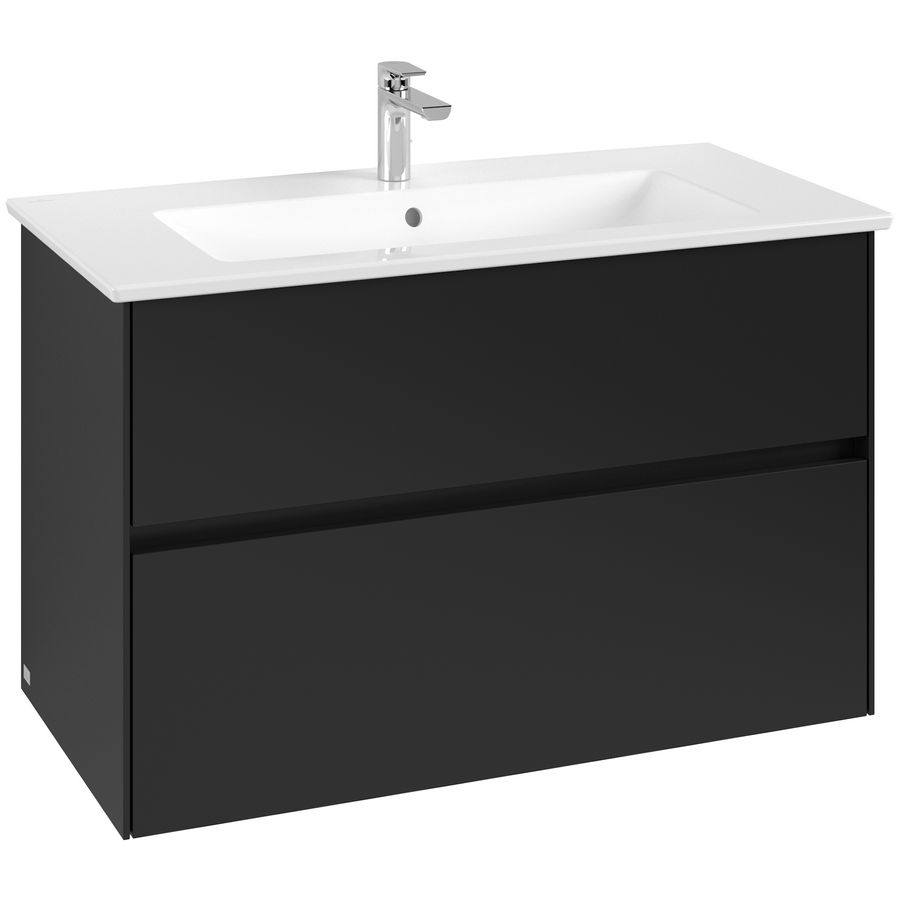 Wastafelonderkast Collaro 961x610x480mm Volcano Black C14500VL
