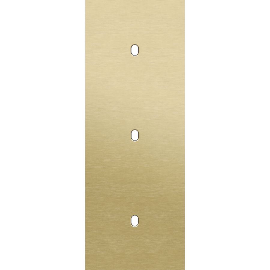 Drievoudige afdekpl. verticaal 71mm centerafstand drie enkel