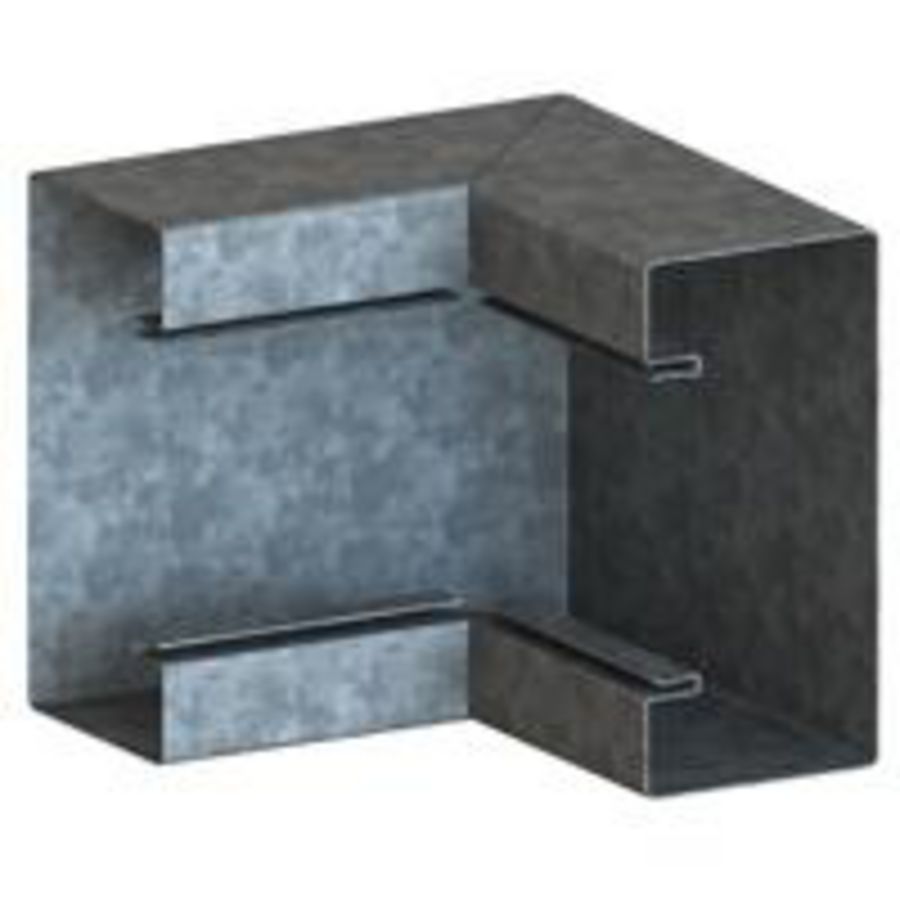 Binnenhoek 130x63 zink