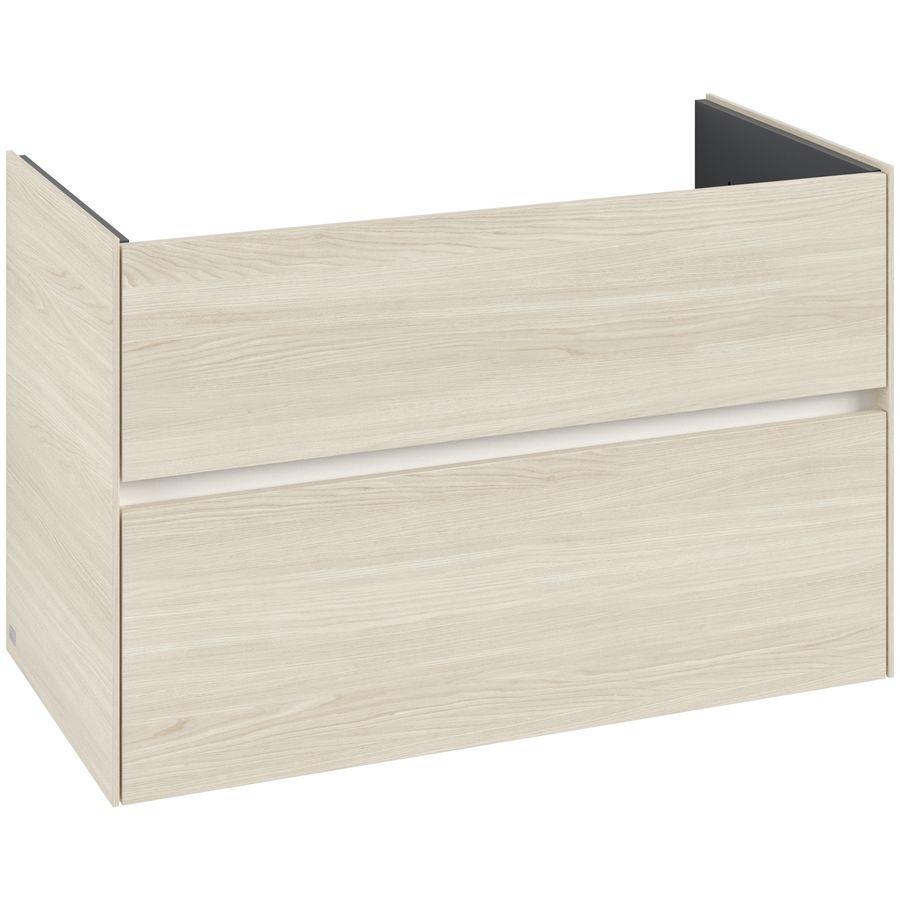 Wastafelonderkast Collaro 961x610x480mm White Oak C14500AA