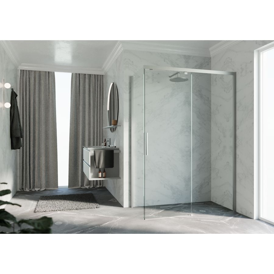 Kuadra 2.0 zijwand 890-910x2000mm matchroom helder