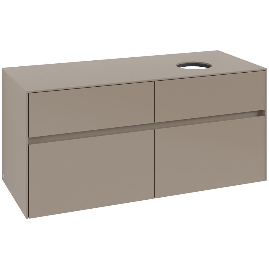 Wastafelonderkast Collaro 1200x548x500mm Taupe C04300VM