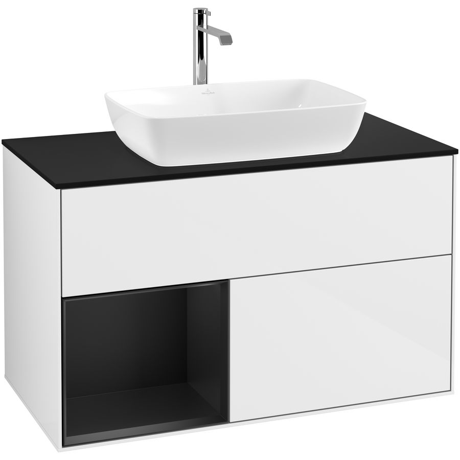 Wastafelonderkast Finion 1000x603x501mm G.White.L G772PDGF