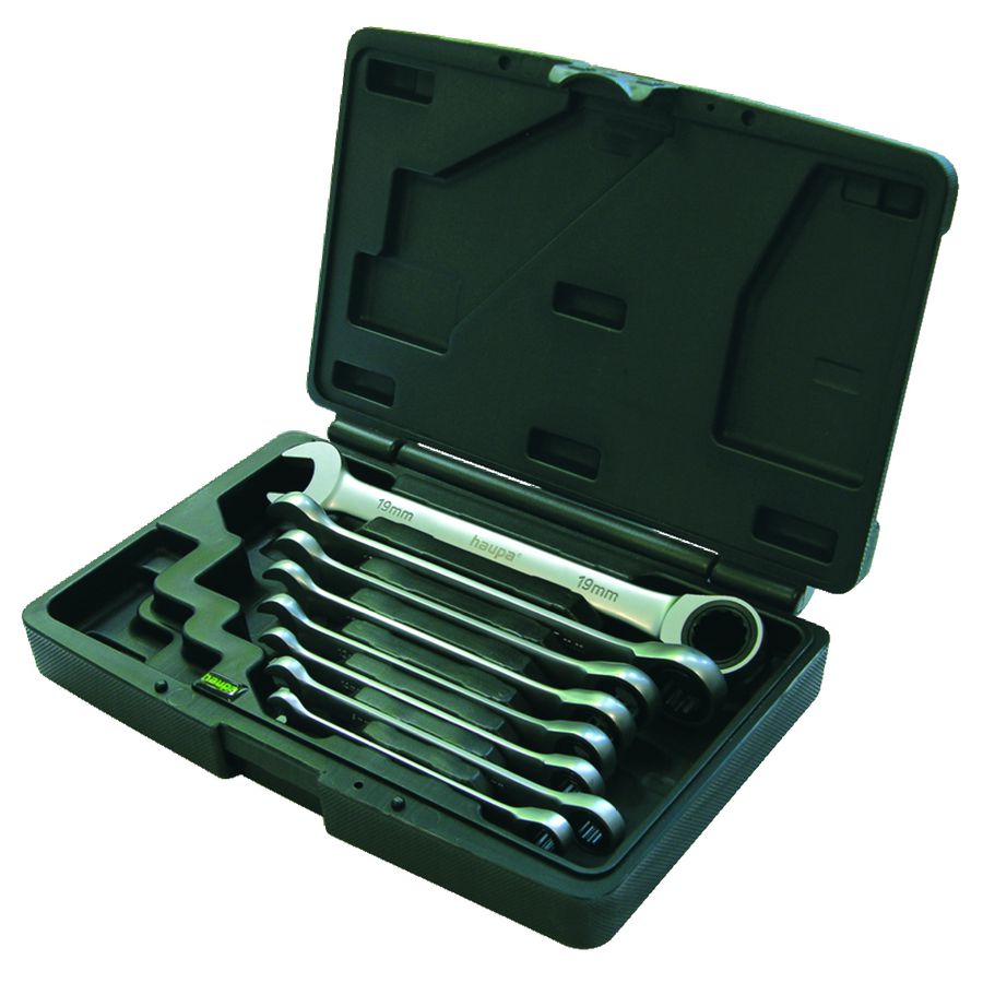 Ringratel-steeksleutelset 8delig 8 t/m 19mm