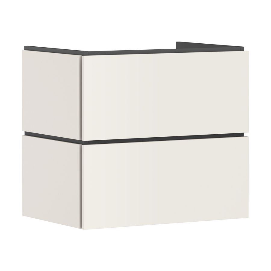 Badmeubel Xilesa E 680/470+2 lades wastafel Sand Matt Beige
