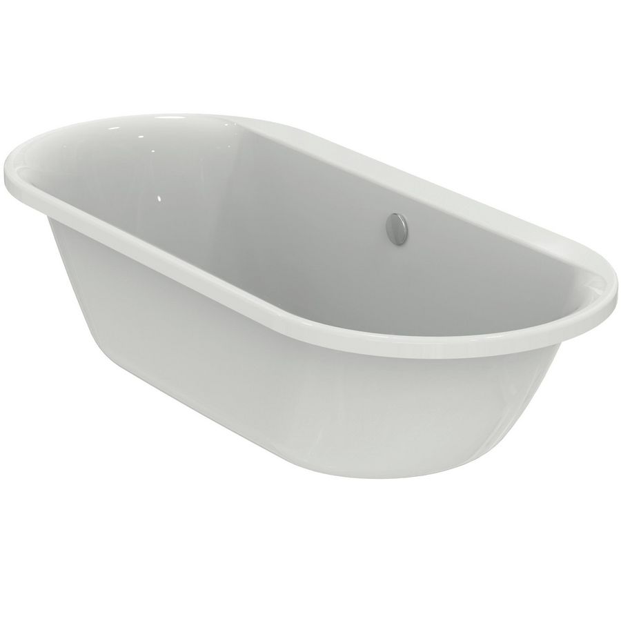 Connect air ovaal ligbad 1800x800mm wit excl. poten
