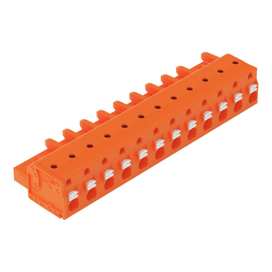 1-draads FE steker Druk oranje 2231-712/026-000 VVE=25
