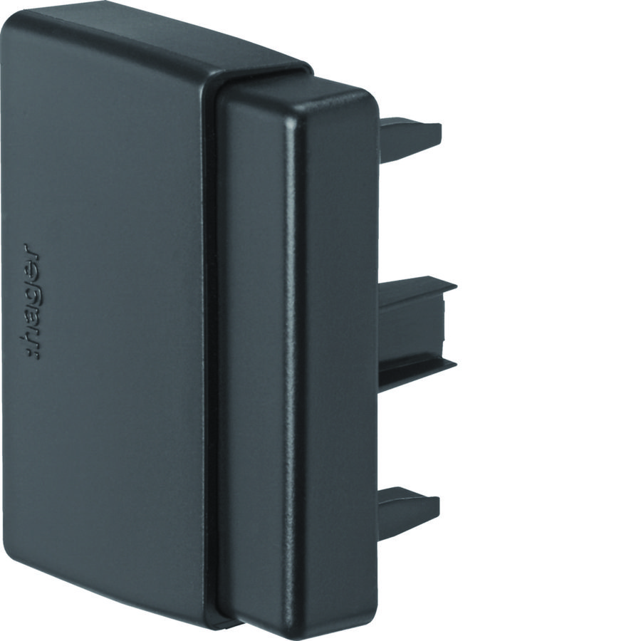 LF eindplaat (30,40,60)x60mm halogeenvrij grafietzwart