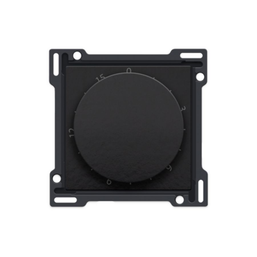 Afwerkingsset timer regelbaar tot 15 min. piano black coated