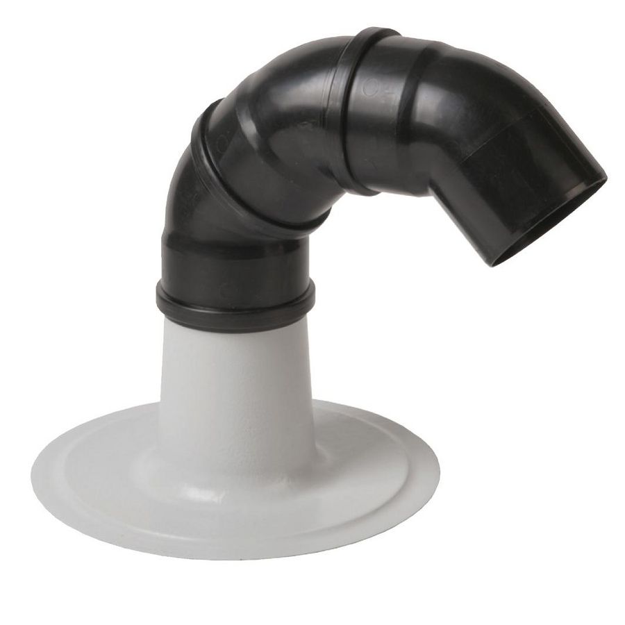 Kabeldoorvoer plakplaat alu.met PP-bochten 110mm PVC-gecoat