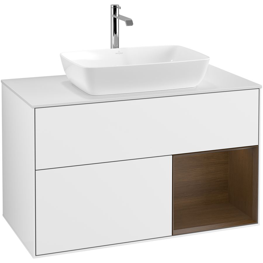 Wastafelonderkast Finion 1000x603x501mm G.White.L G781GNGF