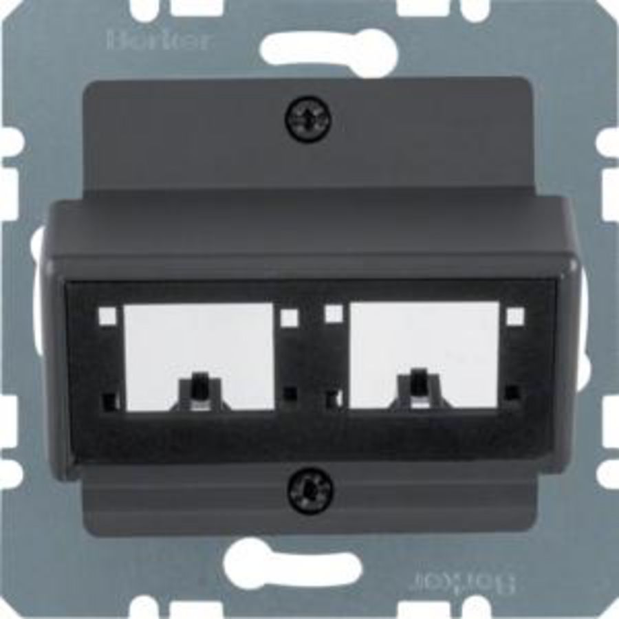 Centraalplaat v 1x module Reichle&DeMassari antraciet mat