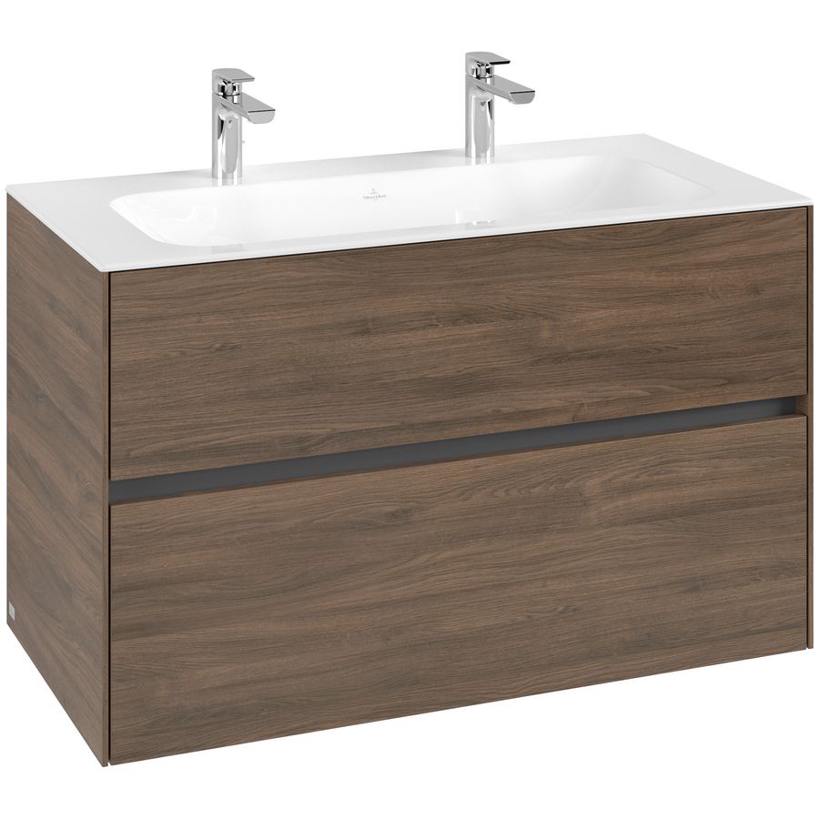 Wastafelonderkast Collaro 996x603x498mm Ariz.Oak C13900VH