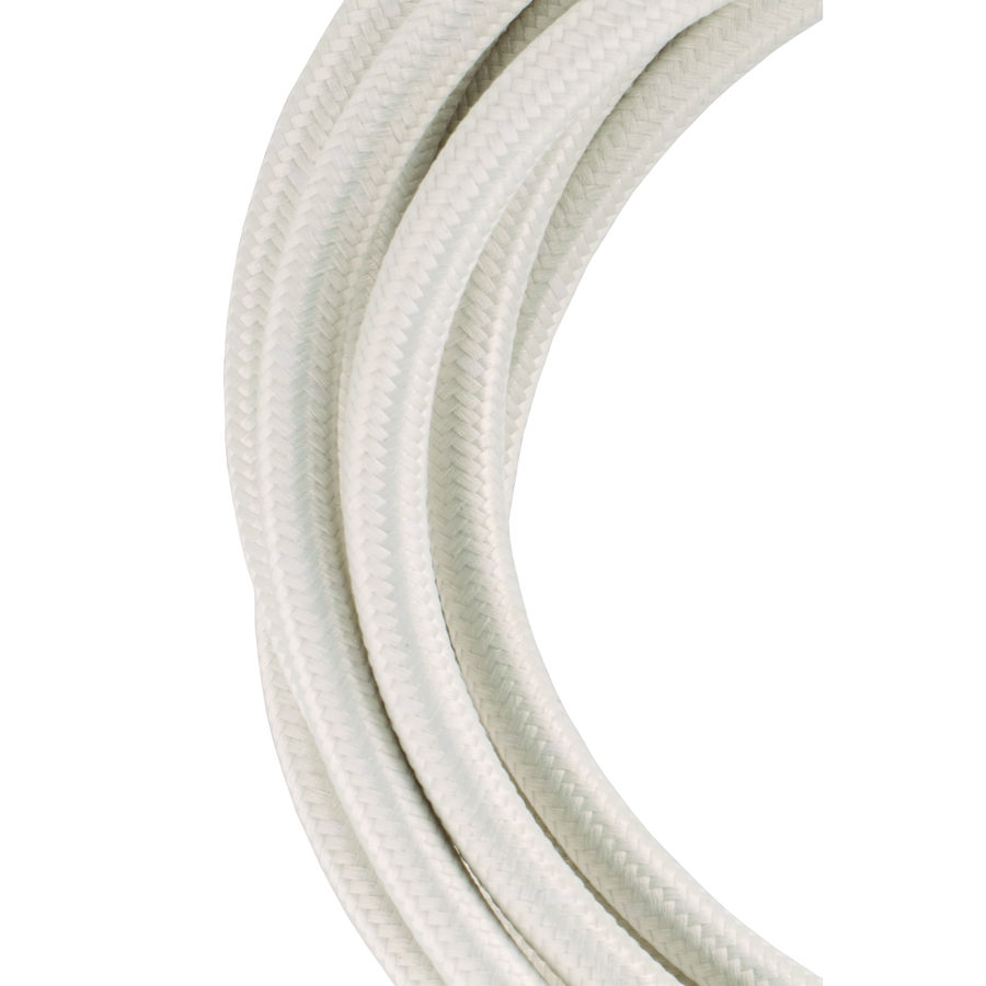 Lengte a 3m. Textielsnoer 2C 2x0,75mm² Beige