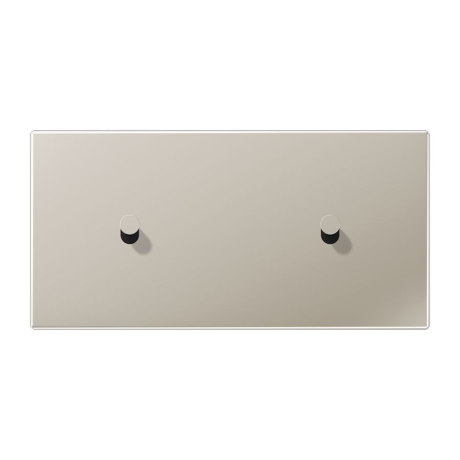 Afdekking LS1912 edelstaal horizontaal 1+1 hevel kegel
