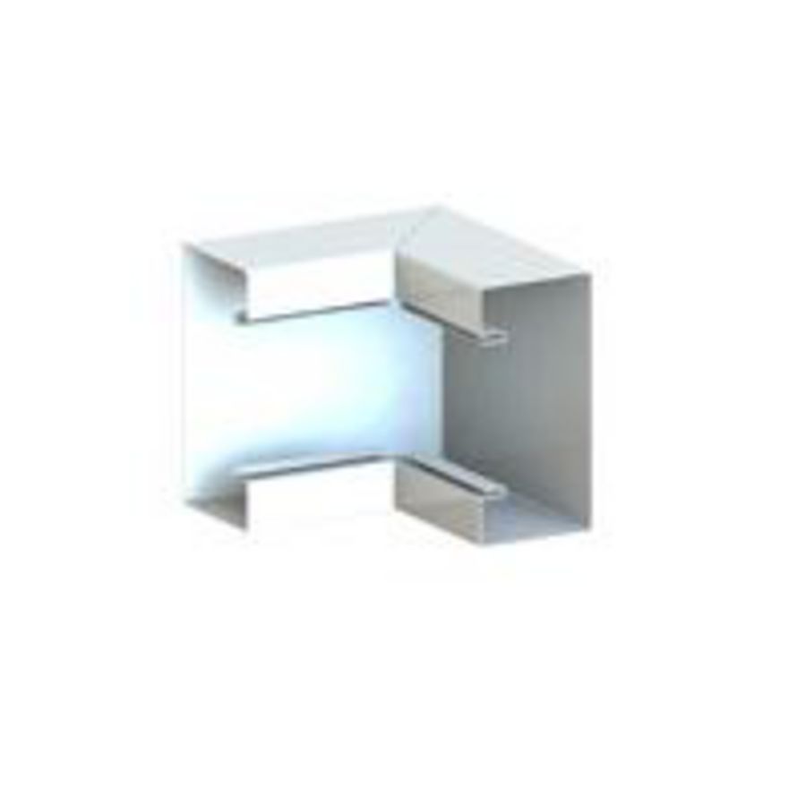 Binnenhoek 130x63 RAL9010