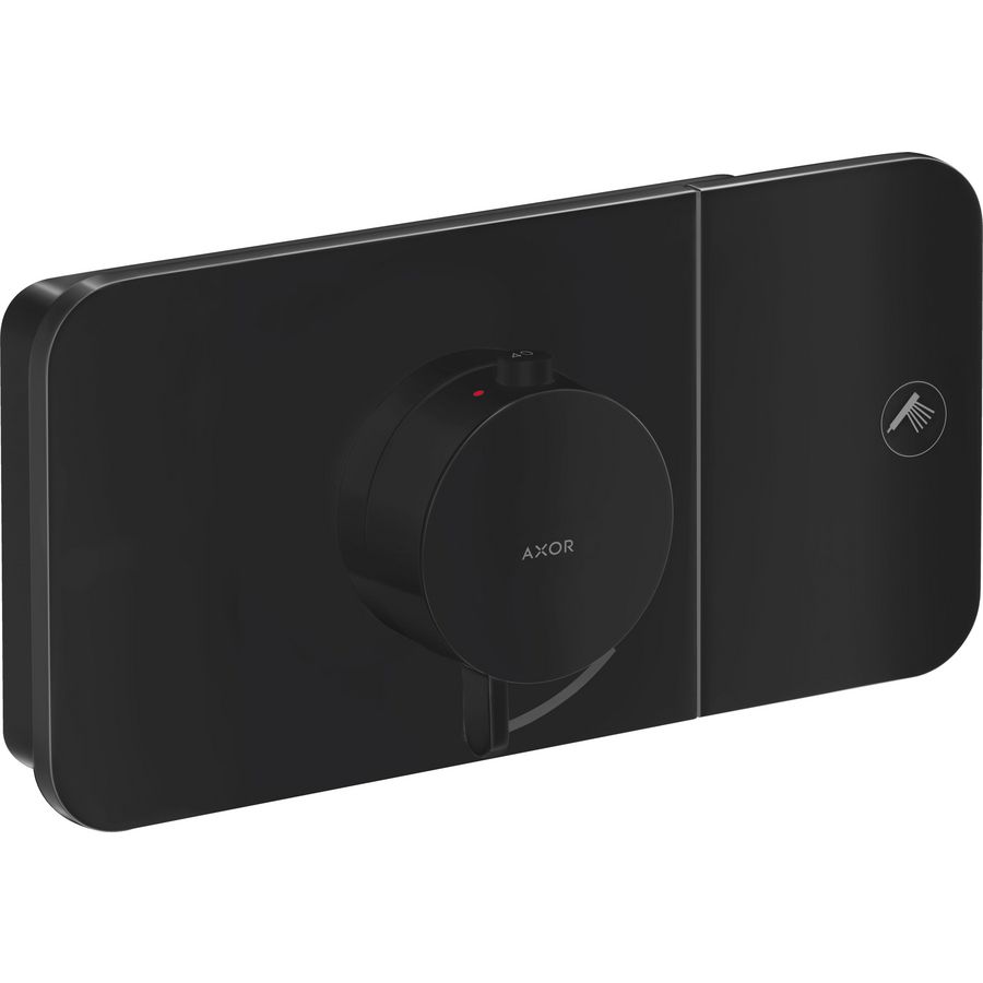 Afbouwdeel AXOR One inbouw thermostaat voor 1 douchefunctie mat zwart