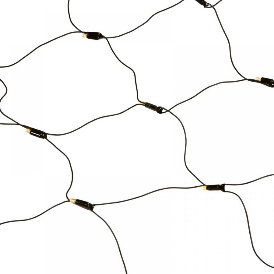 Weblicht / netverlichting 230V 3x3mtr. 750 LED WW LED zwarte draad