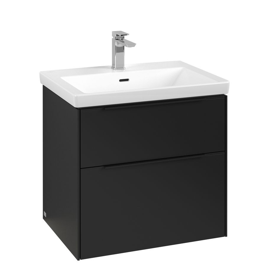 Wastafelonderkast Subway3.0 622x576x478mm Vulc. Black C576L1VL