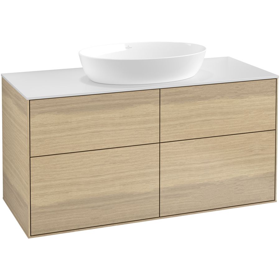 Wastafelonderkast Finion 1200x603x501mm Oak Veneer FA3100PC