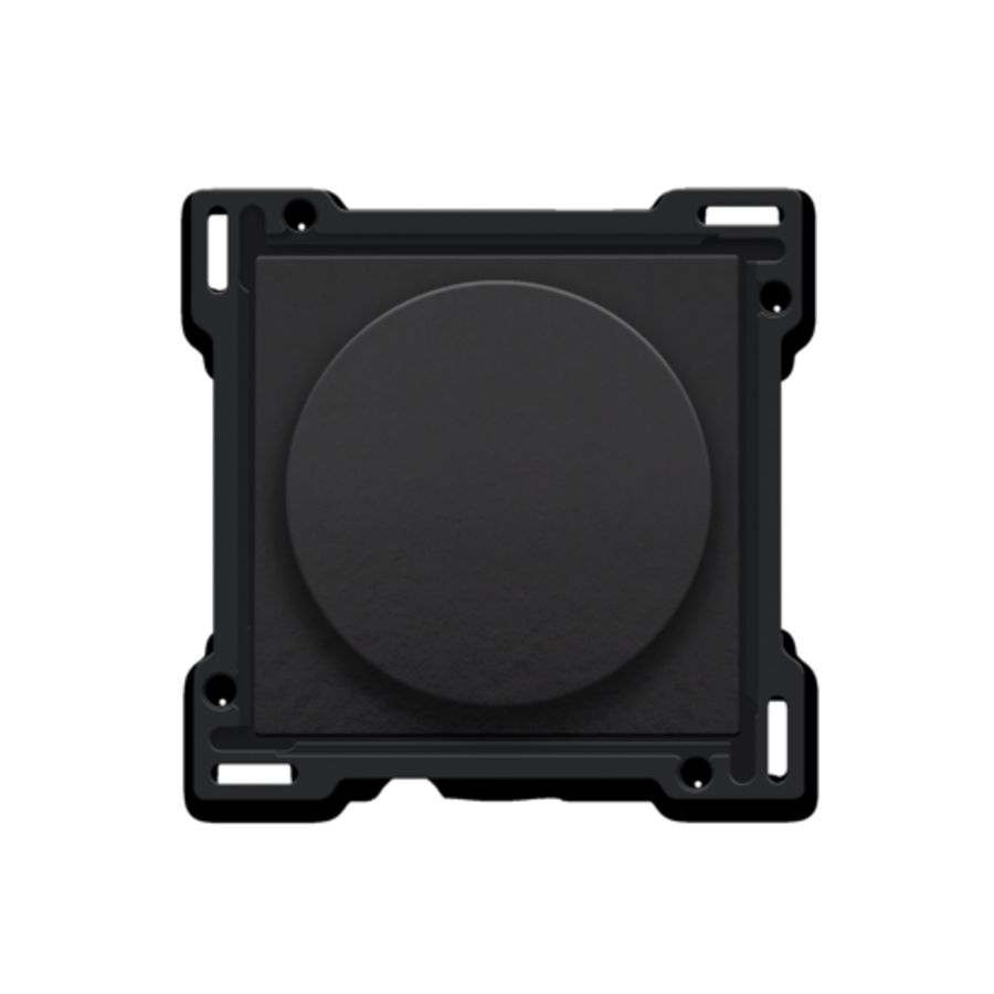 Afwerkingsset op/neer draaischakelaar piano black coated