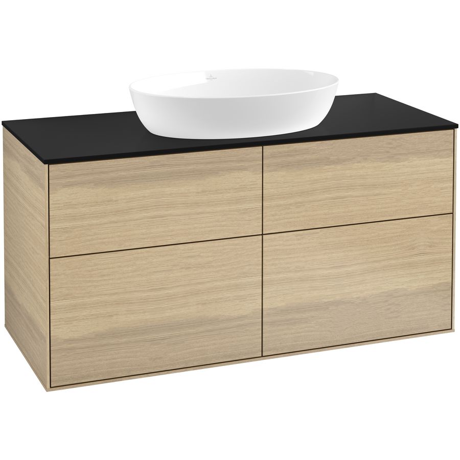 Wastafelonderkast Finion 1200x603x501mm Oak Veneer FA3200PC