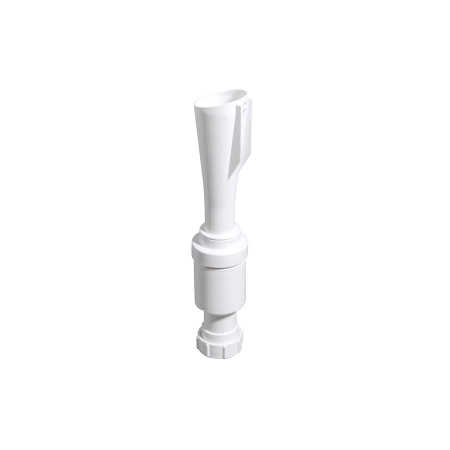 Trechtersifon + waterslot 60mm PP wit 40mm klem McAlpine
