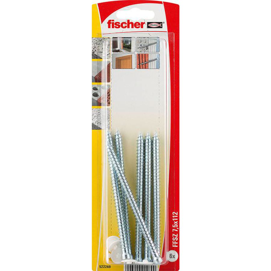 Kozijnschroef FFSZ 7 5x112 TX30 met cilinderkop