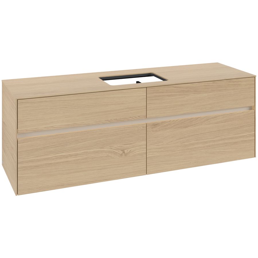 Wastafelonderkast Collaro 1600x548x500mm Nord.Oak C120B0VJ