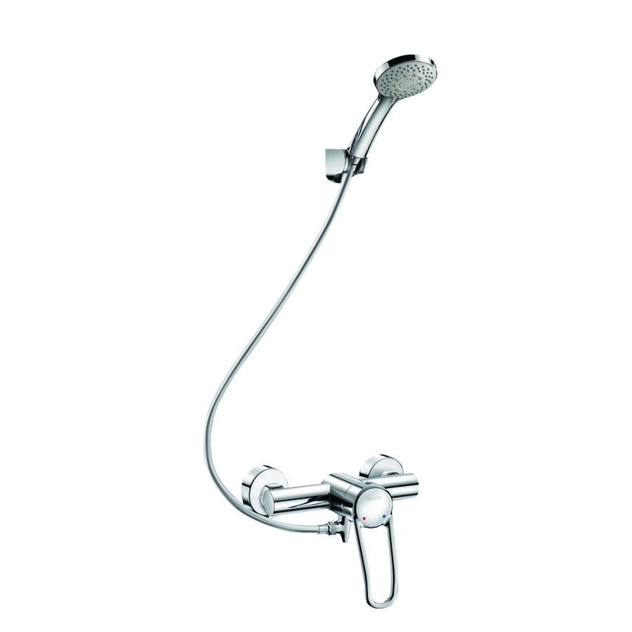 Doucheset met leegloop + mengkraan 2739EPS S-koppeling