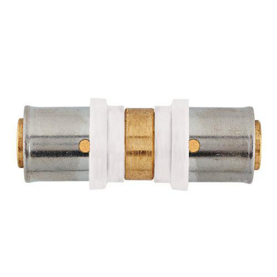 Koppeling recht persaansluiting 16x2,0mm TH-profiel