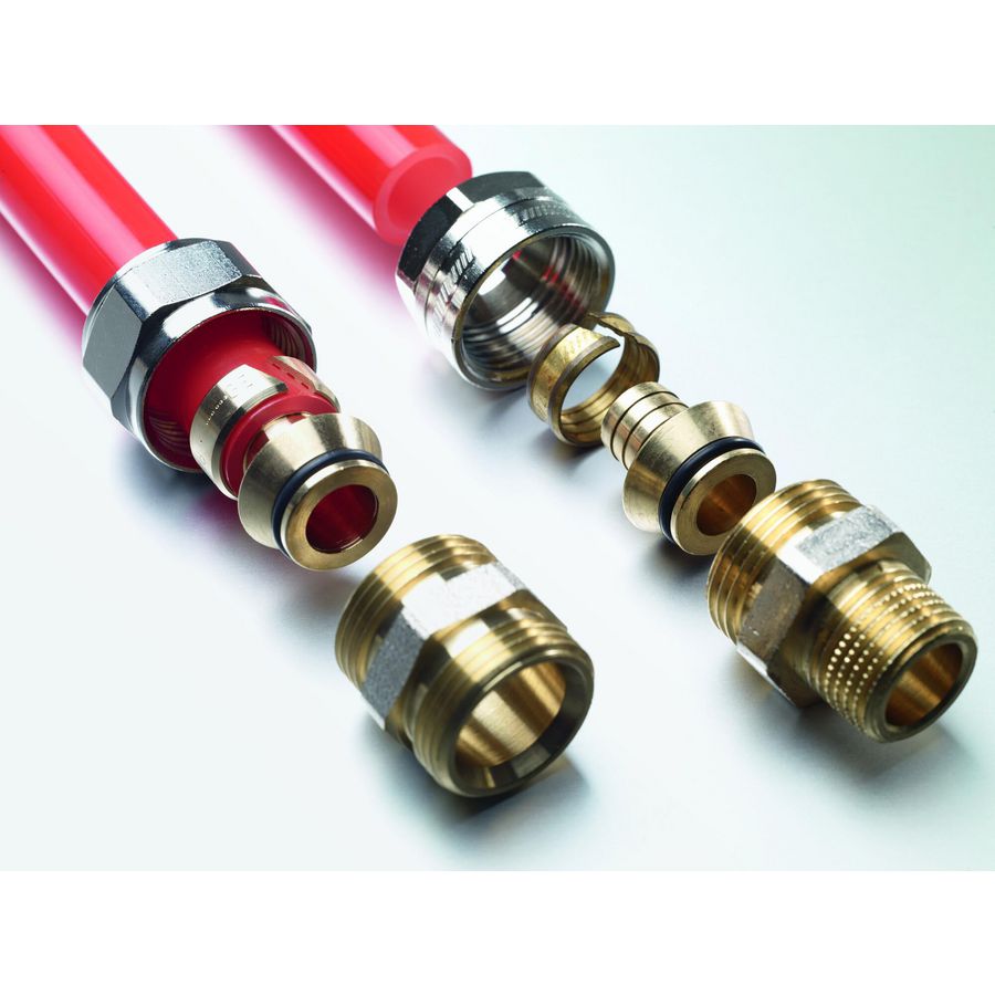 Set a 2st. Aansluitset VPE/AKB 3/4" - 16x2mm Euroconus