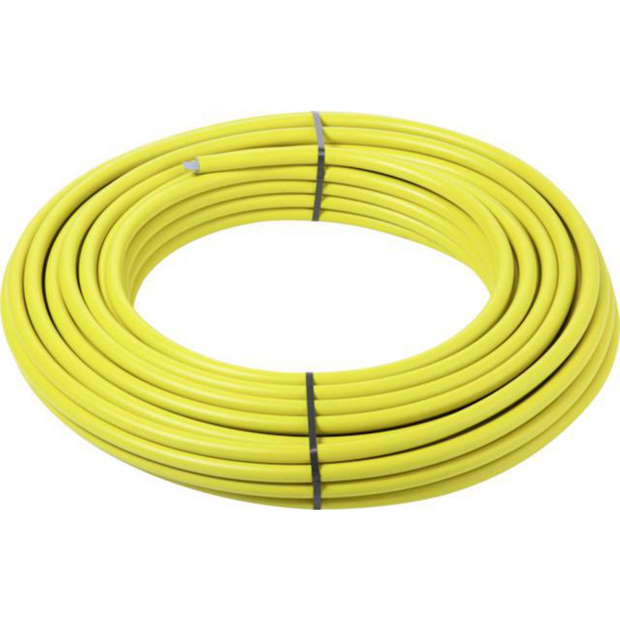 Rol a 25mtr. meerlagenbuis SMARTPRESS-G geel gas-G 20x2,3mm 6709