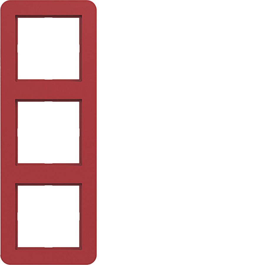 Afdekraam 3-voudig C.1 rood glanzend