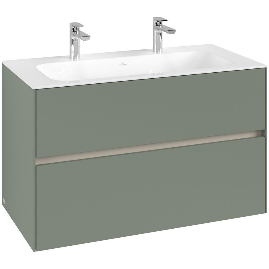 Wastafelonderkast Collaro 996x603x498mm Soft Green C13900AF