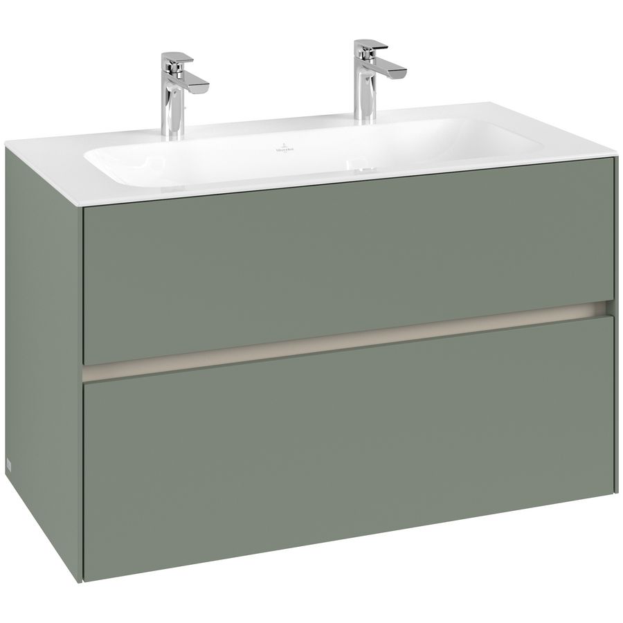 Wastafelonderkast Collaro 996x603x498mm Soft Green C139B0AF