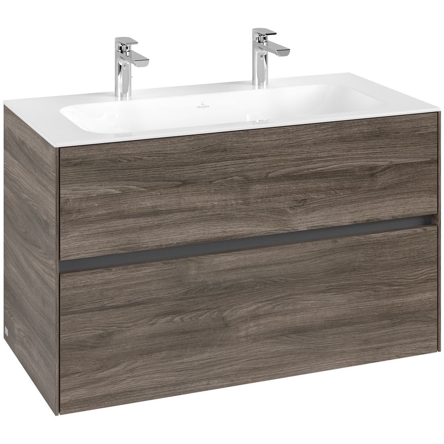 Wastafelonderkast Collaro 996x603x498mm Sto.Oak C13900RK