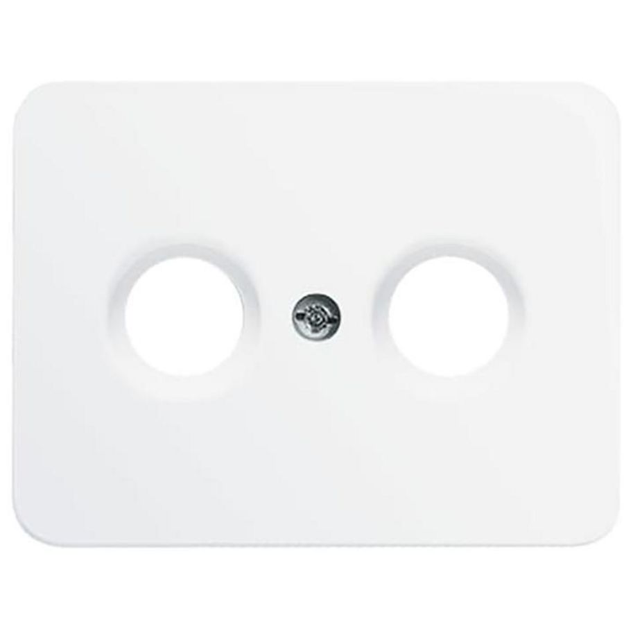 Centraalplaat antenne a-albast/studiowit (1743-24G)