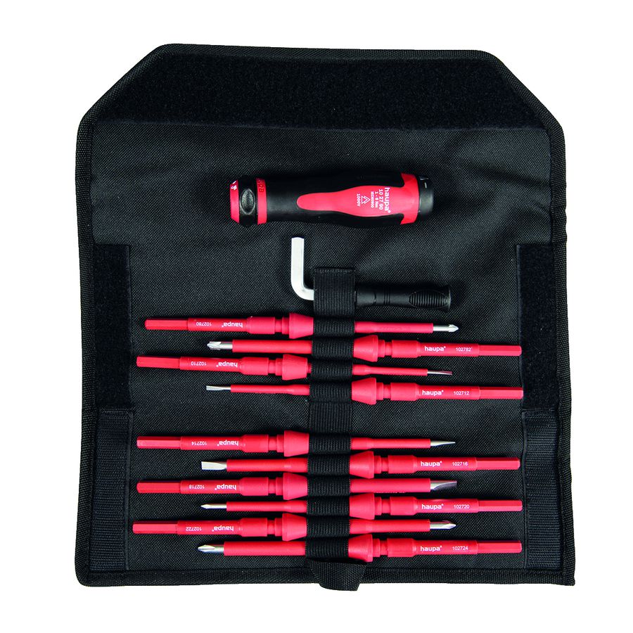 Draaimomentschroevendraaierset 12-delig wisselklingen VarioTQ 1000V VDE PZ 1-6Nm