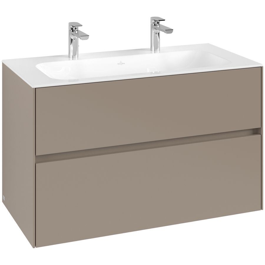 Wastafelonderkast Collaro 996x603x498mm Taupe C139B0VM