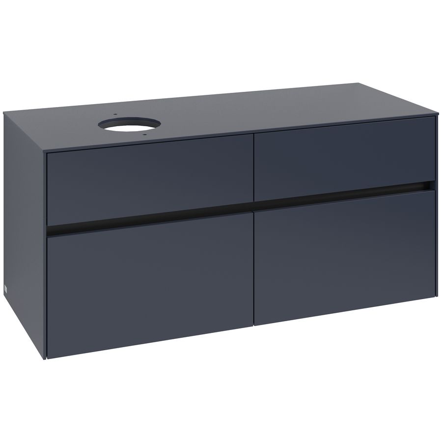 Wastafelonderkast Collaro 1200x548x500mm Marine Blue C04200VQ