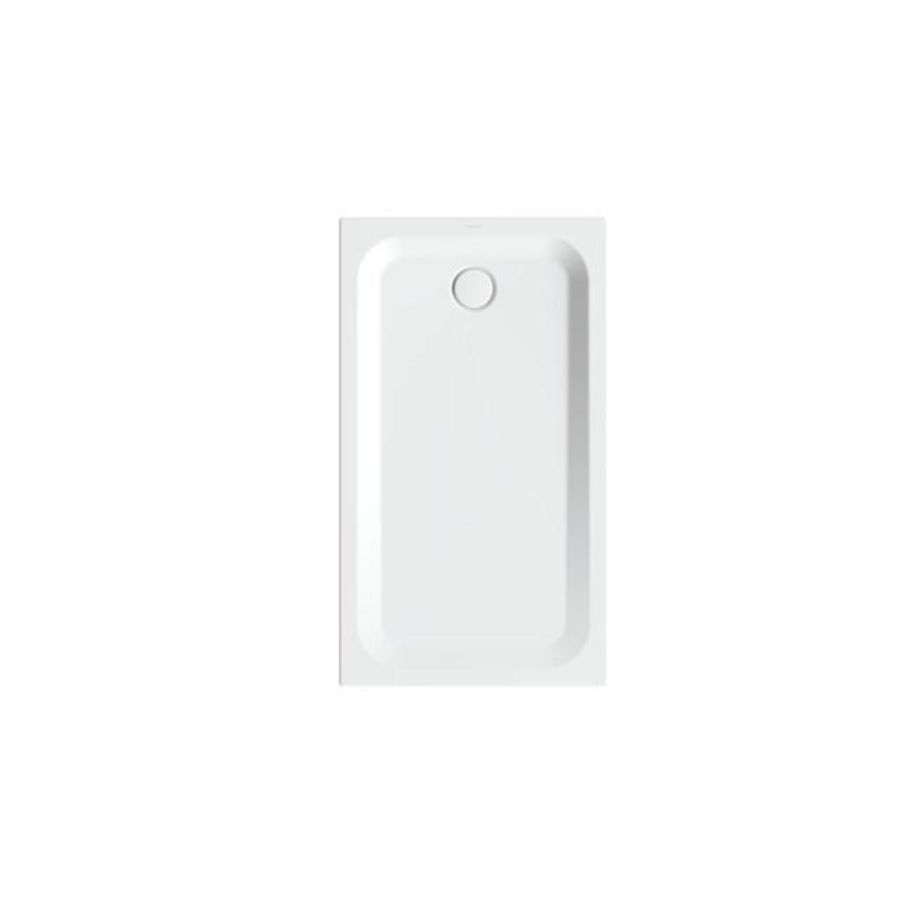 Douchebak geglazuurd staal BetteUltra 1400x800x35mm wit afvoer Ø90mm