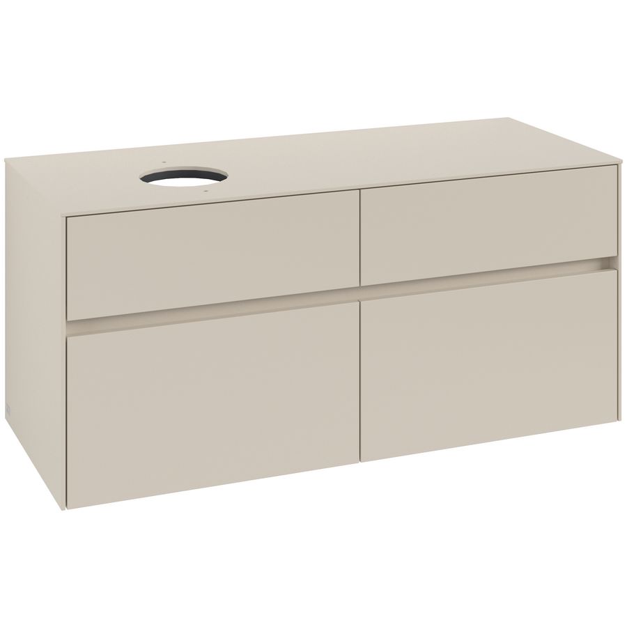 Wastafelonderkast Collaro 1200x548x500mm Cashmere Grey C04200VN